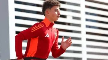 إصابة قوية.. نجم الأهلي بلال عطية يغادر مران هانوفر الأول في ألمانيا